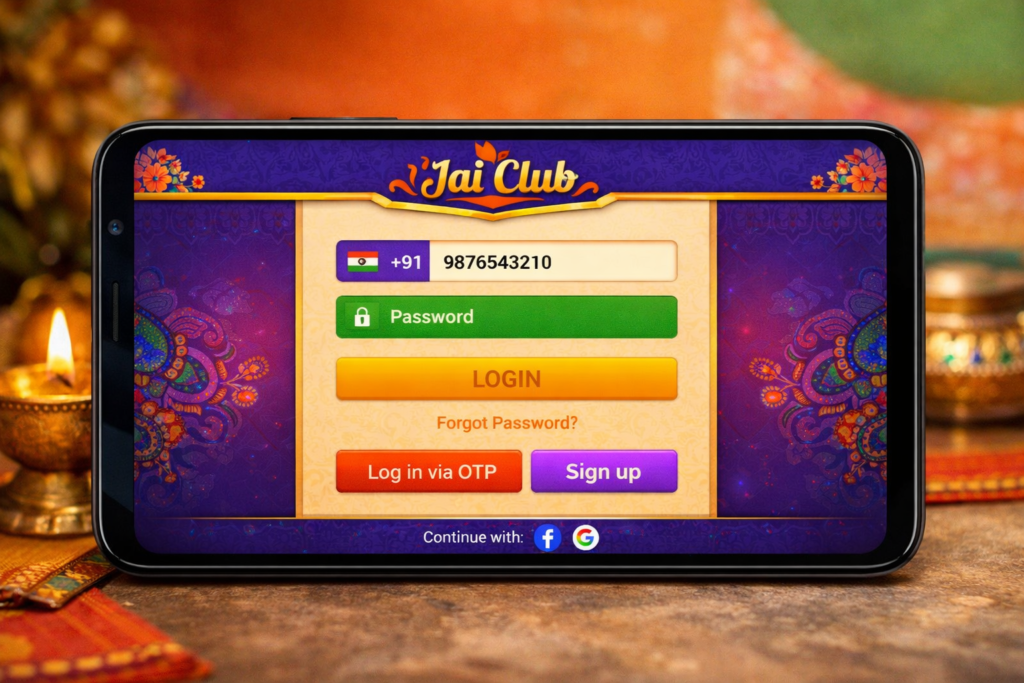 Jai Club Login & Download Guide showing step-by-step process to sign in, install the app, and start playing games easily on mobile or desktop.