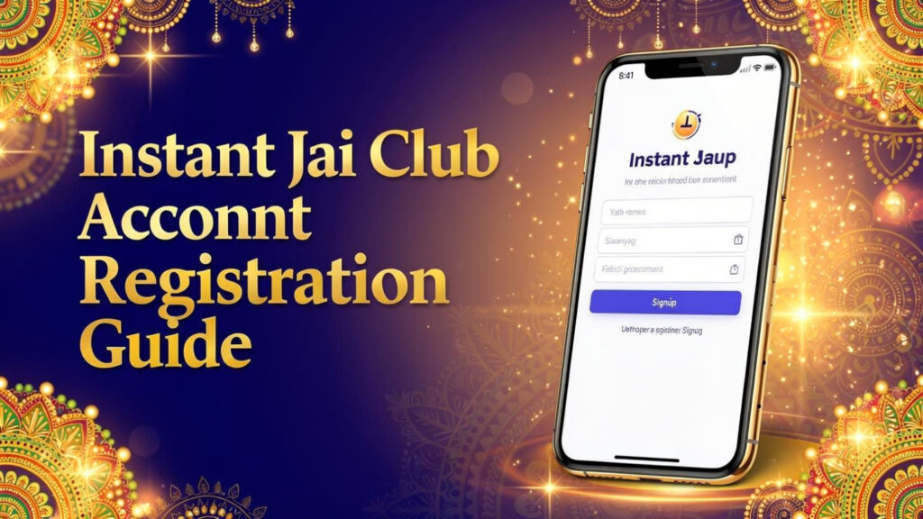 Step by step guide for beginners to register an account on the Jai Club platform with clear instructions
